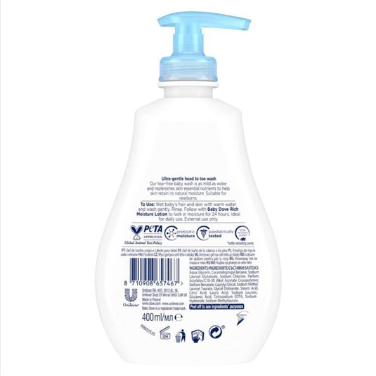 Baby Dove Rich Moisture Baby Wash 400ml