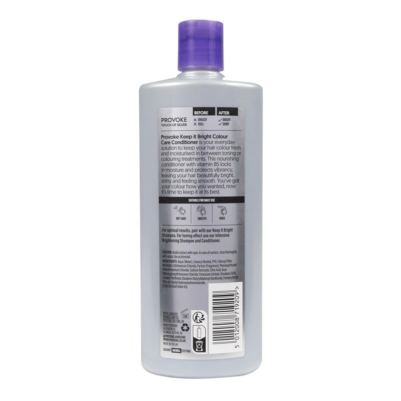 Load image into Gallery viewer, Provoke Touch of Silver Colour Care Conditioner 400ml
