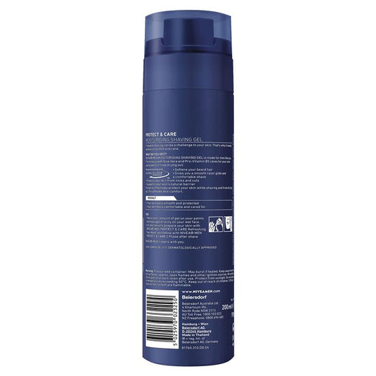NIVEA MEN Protect & Care Shaving Gel Moisturising 200ml
