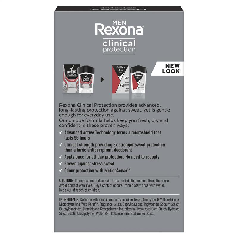 Load image into Gallery viewer, Rexona Men Clinical Protection Antiperspirant Cream Stick Sport 45ml
