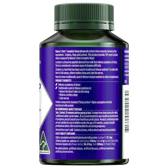 Nature's Own Complete Sleep Advance 90 Tablets Exclusive Size