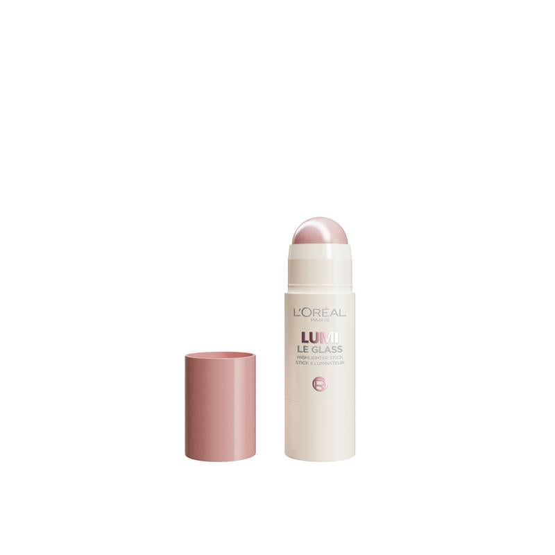 Load image into Gallery viewer, L'Oreal Paris Lumi Le Glass Highlighter Stick 620 Pink Ballet
