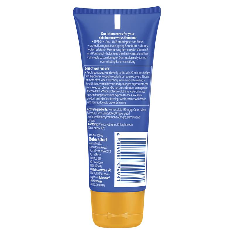 Load image into Gallery viewer, NIVEA Sun Protect &amp; Moisture SPF50+ Sunscreen Lotion 100ml
