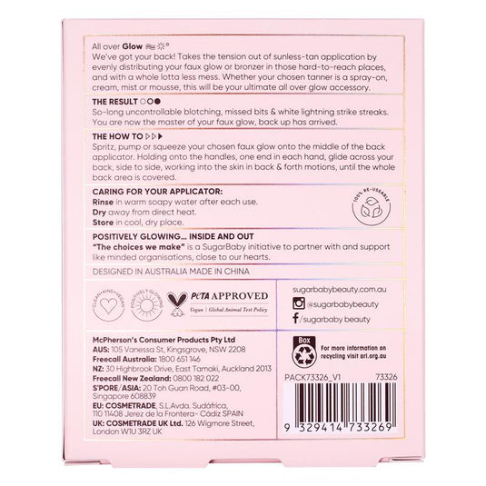 SugarBaby The Back Up Deluxe Self Tan Back & Body Mitt