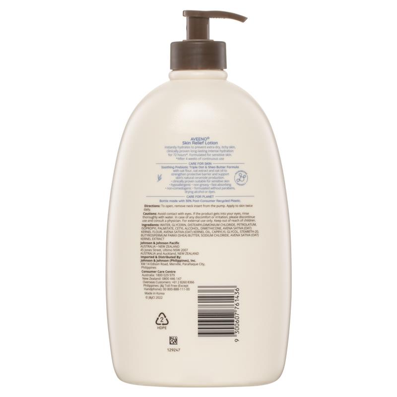 Load image into Gallery viewer, Aveeno Skin Relief Fragrance Free Moisturising Body Lotion 1L

