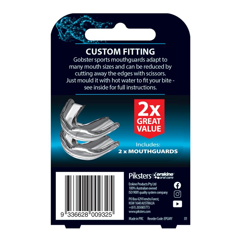 Load image into Gallery viewer, Piksters Gobster Mouthguard Youth 2 Pack
