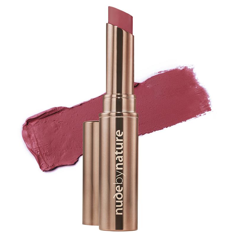 Load image into Gallery viewer, Nude by Nature Creamy Matte Lipstick 07 Red Blossom
