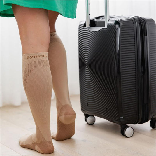 Synxplus Flight & Recovery Socks Beige Large