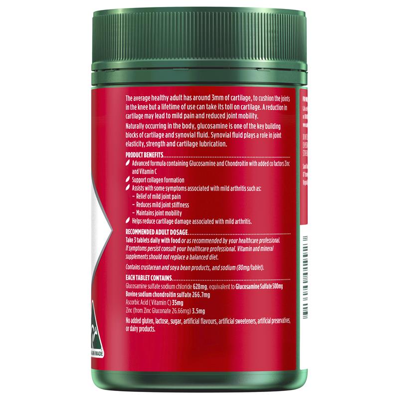 Load image into Gallery viewer, Nature's Own Glucosamine Sulfate &amp; Chondroitin Advanced 180 Tablets
