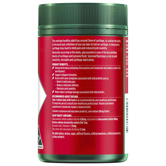 Nature's Own Glucosamine Sulfate & Chondroitin Advanced 180 Tablets