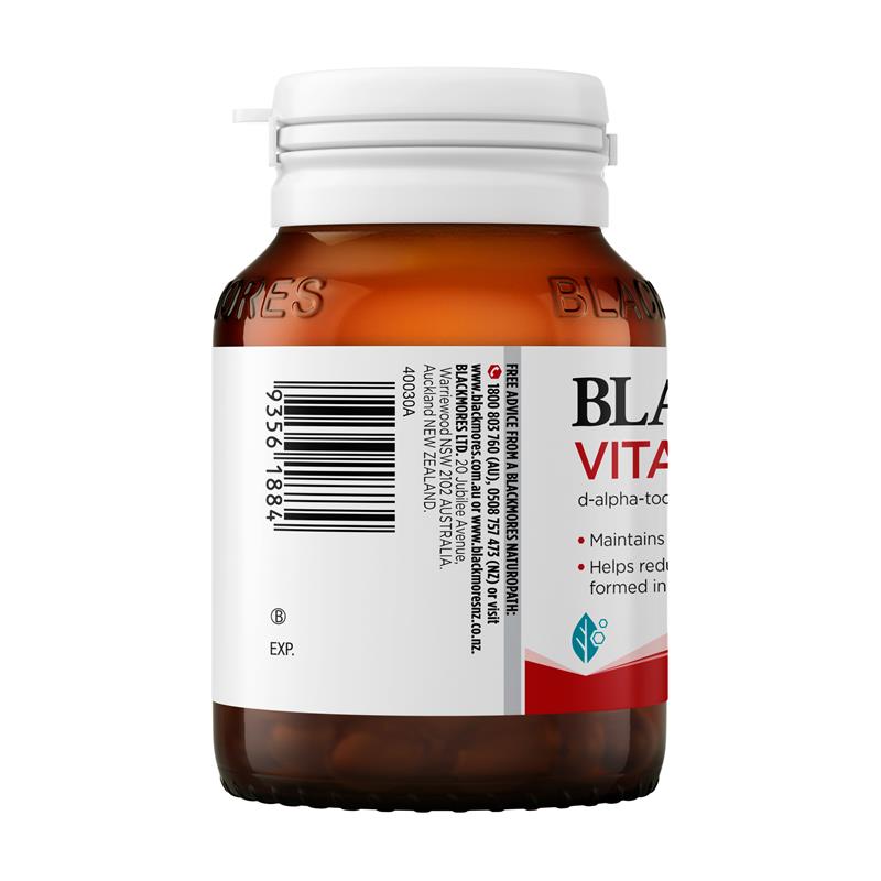 Load image into Gallery viewer, Blackmores Vitamin E 250IU 50 Capsules
