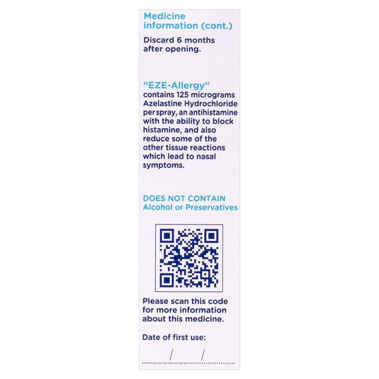 Eze Allergy Nasal Spray 10ml