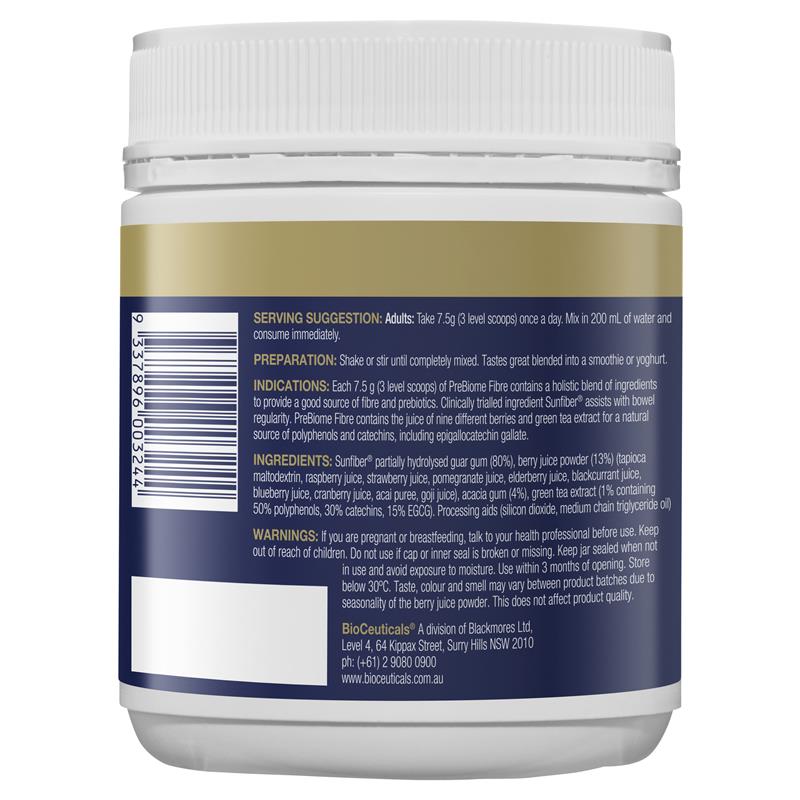 Load image into Gallery viewer, BioCeuticals PreBiome Fibre 150g
