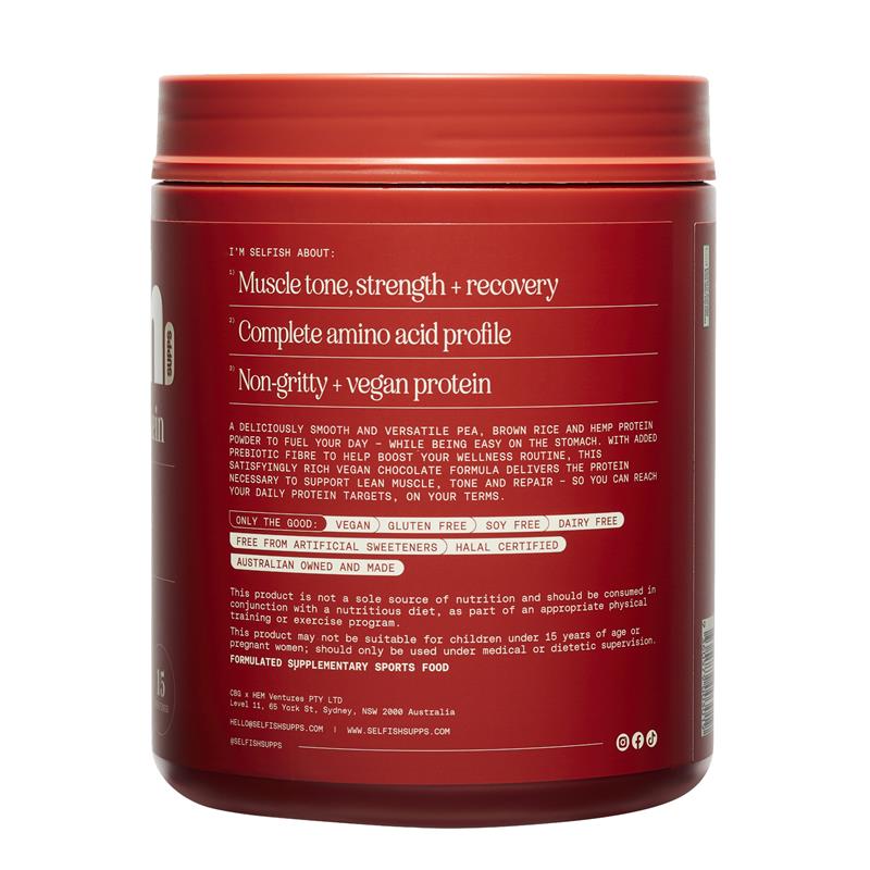 Load image into Gallery viewer, Selfish Give Me Plant Protein Rich Chocolate Flavour 450g
