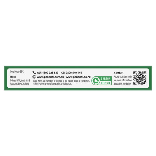 Panadol Paracetamol Pain Relief 16 Mini Caplets