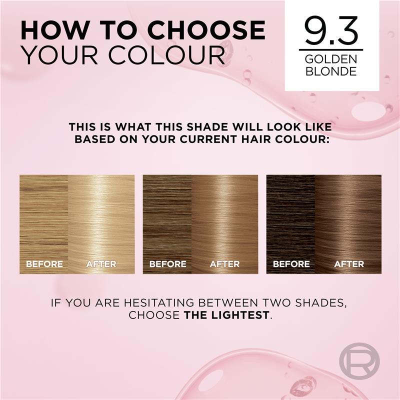 Load image into Gallery viewer, L'Oreal Excellence Creme 9.3 Light Golden Blonde Hair Colour
