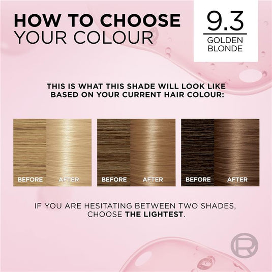 L'Oreal Excellence Creme 9.3 Light Golden Blonde Hair Colour