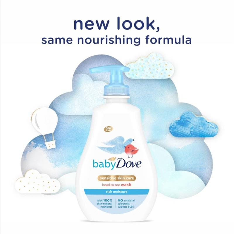 Load image into Gallery viewer, Baby Dove Rich Moisture Baby Wash 400ml
