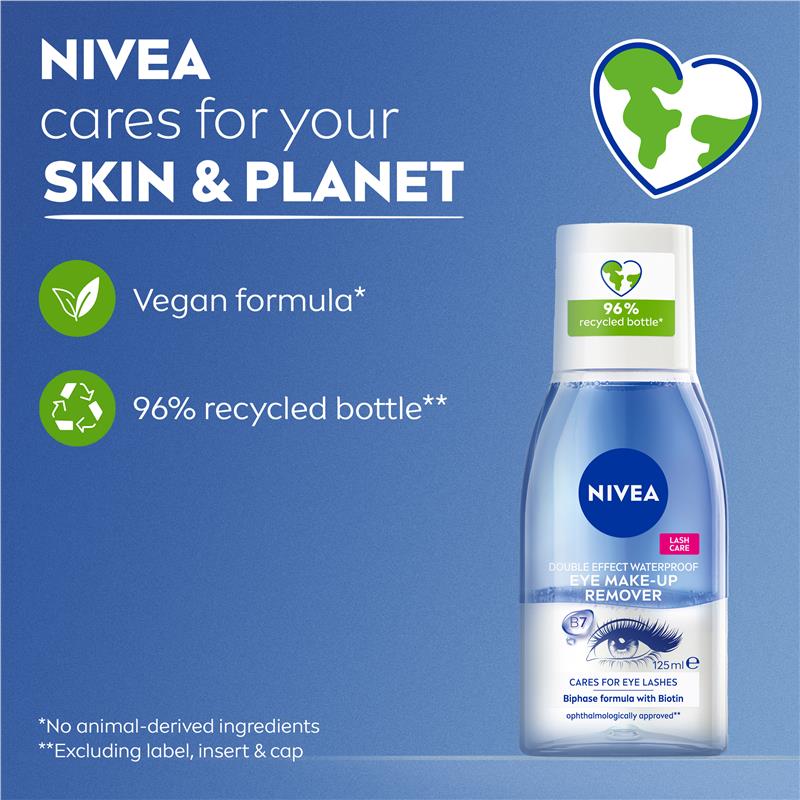 Load image into Gallery viewer, NIVEA Daily Essentials Double Effect Eye Makeup Remover 125ml
