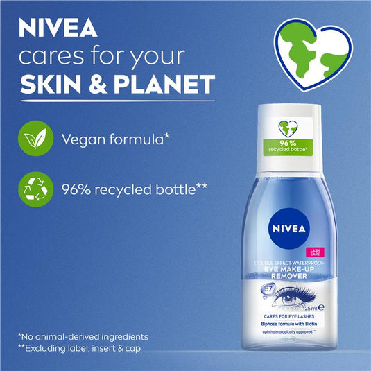 NIVEA Daily Essentials Double Effect Eye Makeup Remover 125ml