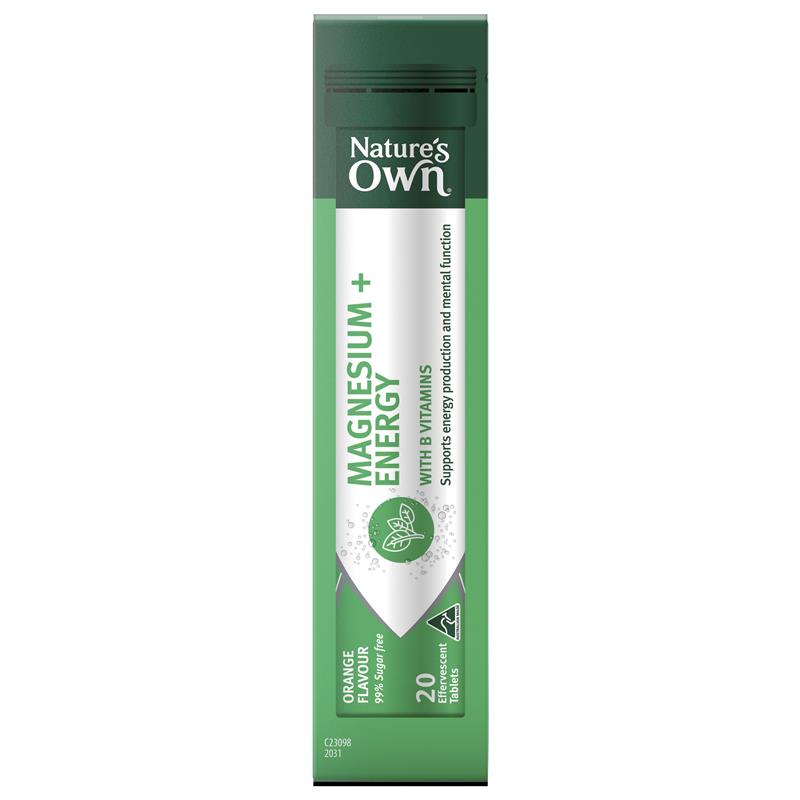 Load image into Gallery viewer, Nature's Own Magnesium + Energy Effervescent 60 Tablets
