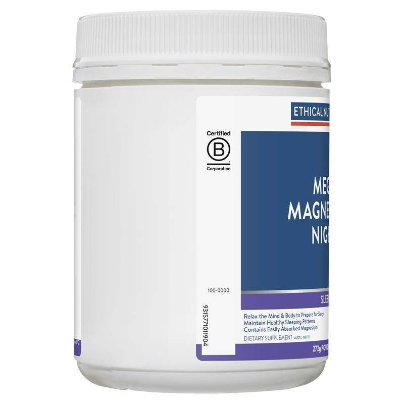 Load image into Gallery viewer, Ethical Nutrients Mega Magnesium Night Powder 272g
