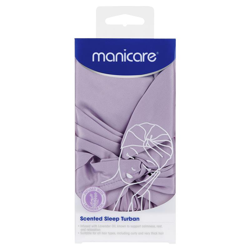 Load image into Gallery viewer, Manicare Scented Sleep Turban Lavender
