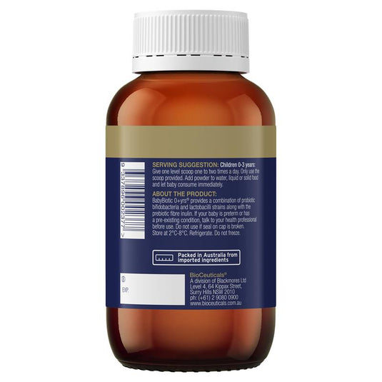 Bioceuticals BabyBiotic 0 + Years® 100g Fridge Line