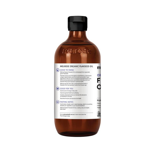 Melrose Organic Flaxseed Oil 500ml Fridge Line