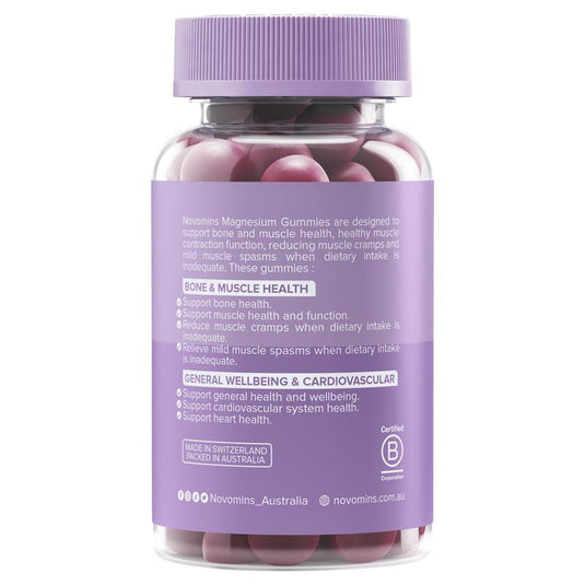 Novomins Magnesium 60 Gummies NEW