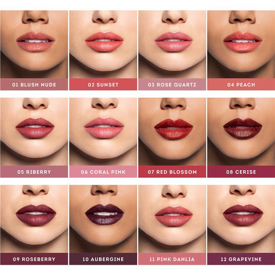 Nude by Nature Creamy Matte Lipstick 03 Rose Quartz