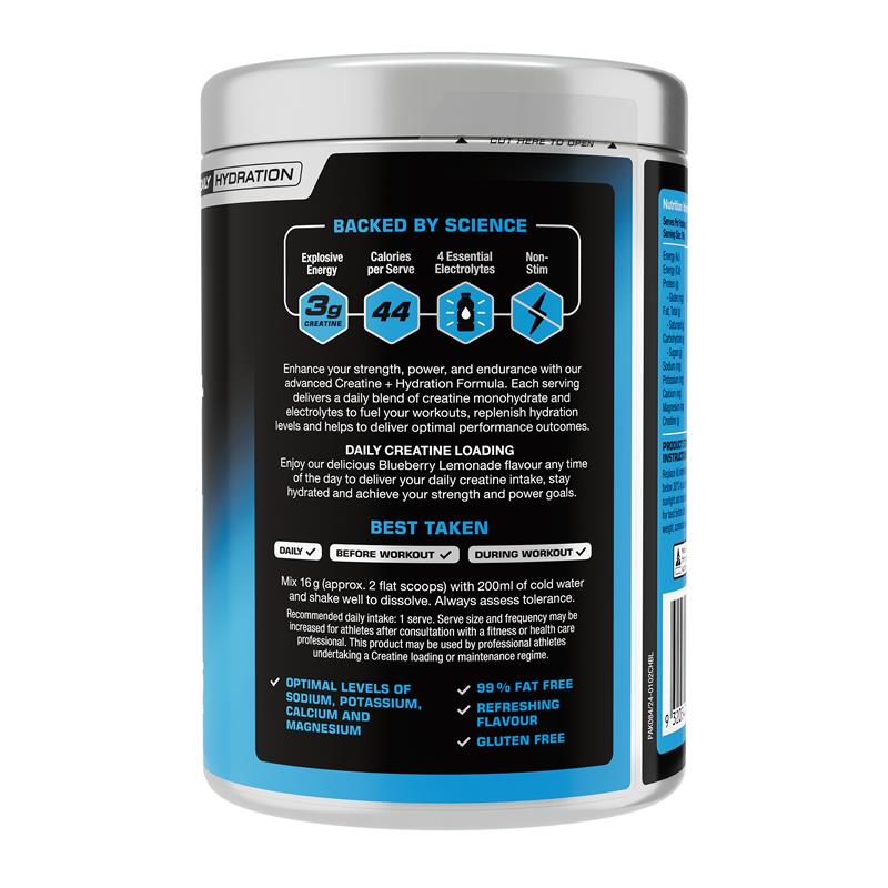 Load image into Gallery viewer, VitalStrength Creatine + Hydration Blueberry Lemonade 400g
