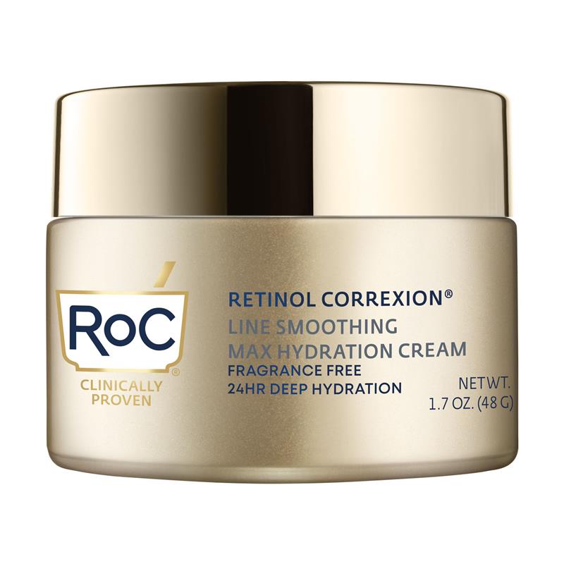 Load image into Gallery viewer, RoC Retinol Correxion Line Smoothing Max Hydration Cream Fragrance Free 48g
