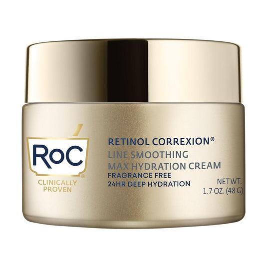 RoC Retinol Correxion Line Smoothing Max Hydration Cream Fragrance Free 48g