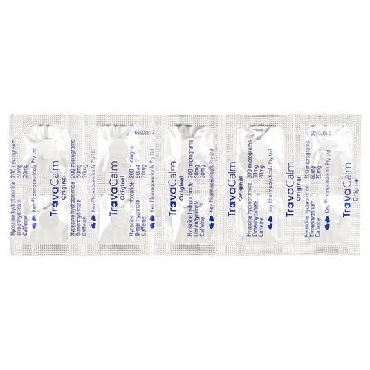Travacalm Travel Sickness Original 10 Tablets