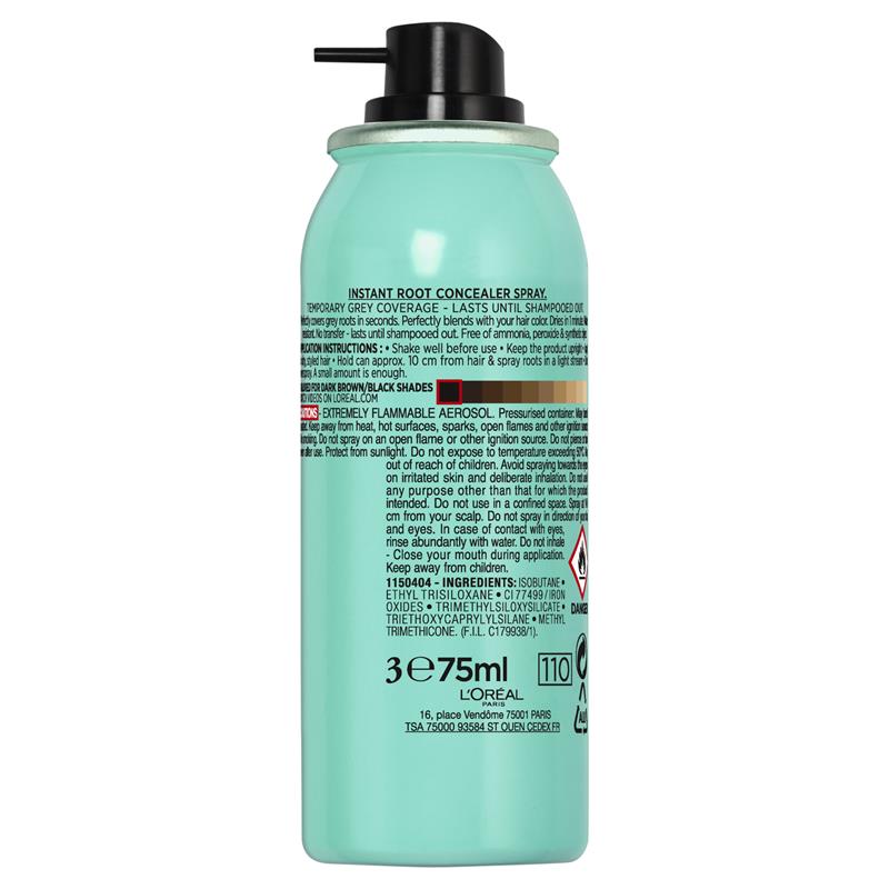 Load image into Gallery viewer, L'Oreal Paris Magic Retouch Temporary Root Concealer Spray - Black (Instant Grey Hair Coverage)
