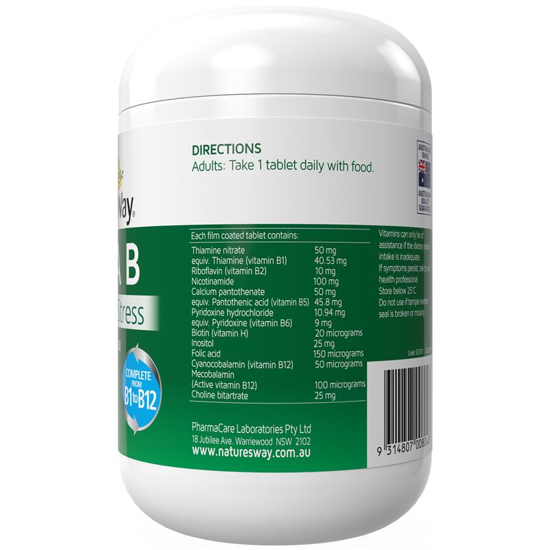 Load image into Gallery viewer, Nature's Way Mega B Executive Stress 200 Tablets
