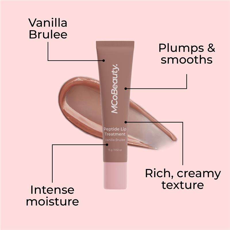 Load image into Gallery viewer, MCoBeauty Peptide Lip Treatment Vanilla Brulee
