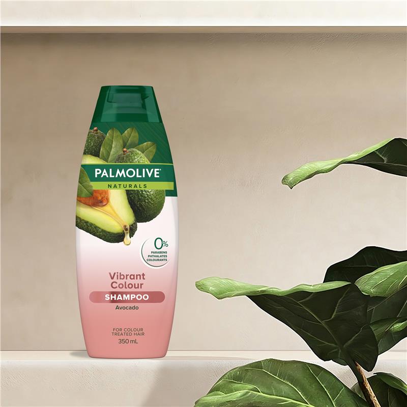 Load image into Gallery viewer, Palmolive Naturals Vibrant Colour Treated Hair Shampoo Pomegranate &amp; Avocado 350mL
