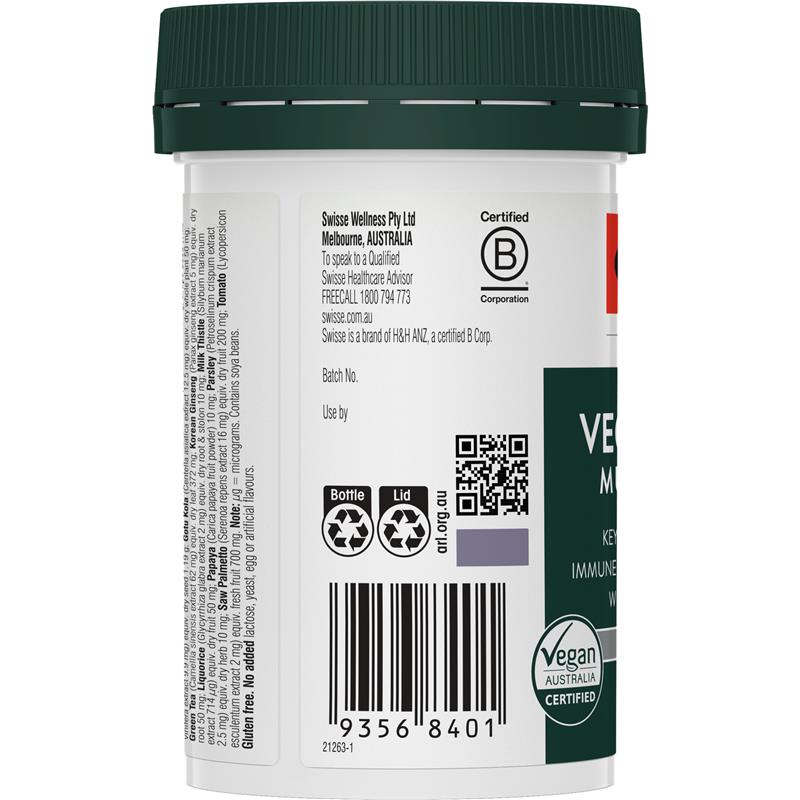 Load image into Gallery viewer, Swisse Vegan Mens Ultivite 60 Tablets
