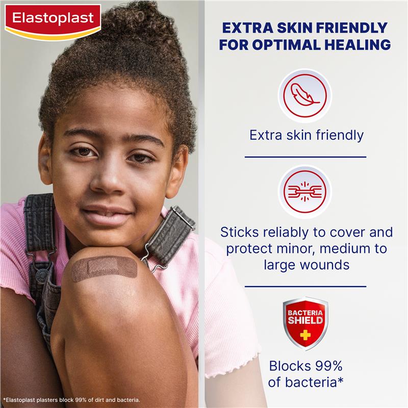 Load image into Gallery viewer, Elastoplast Sensitive Skin Tone Plasters 20 Dark

