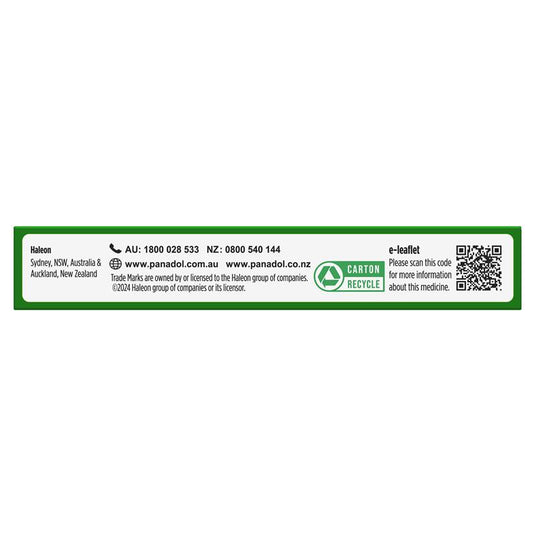 Panadol Optizorb Paracetamol Pain Relief 16 Caplets