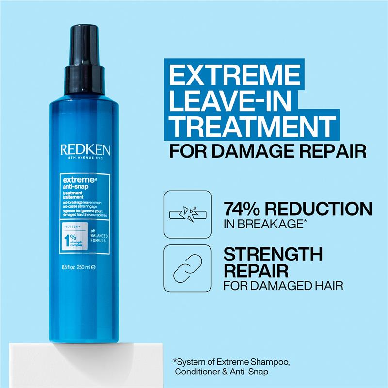 Load image into Gallery viewer, Redken Extreme Anti-Snap Anti-Breakage Leave-In Treatment 250ml
