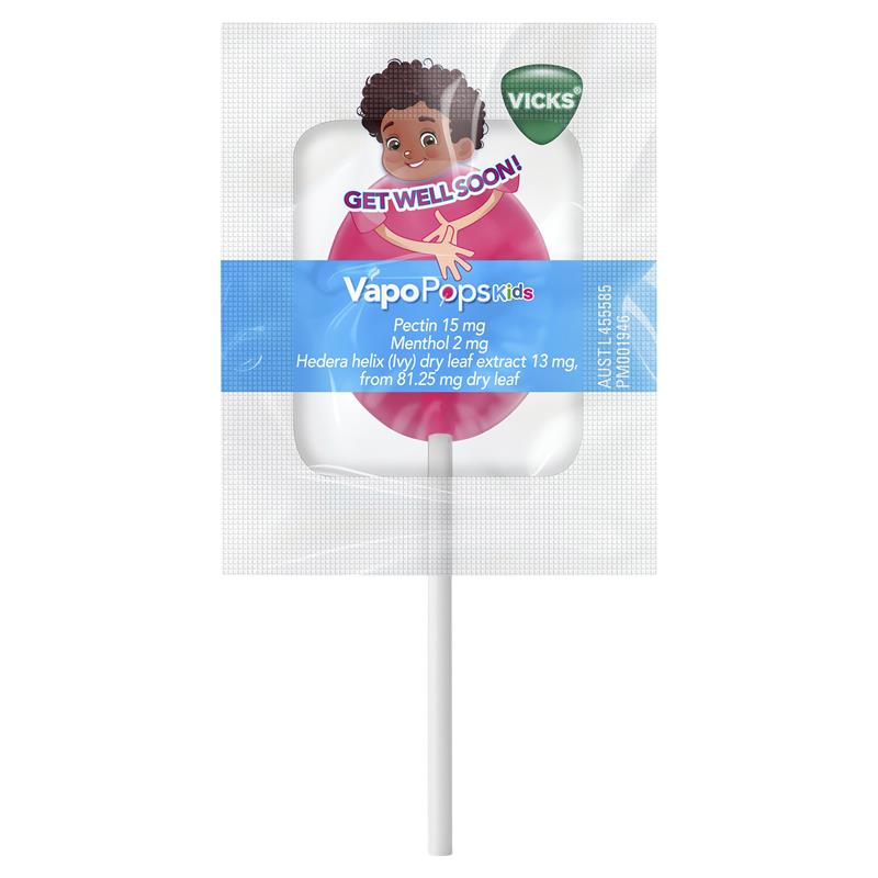 Load image into Gallery viewer, Vicks VapoPops Kids Medicated Throat Pops 8 Pack
