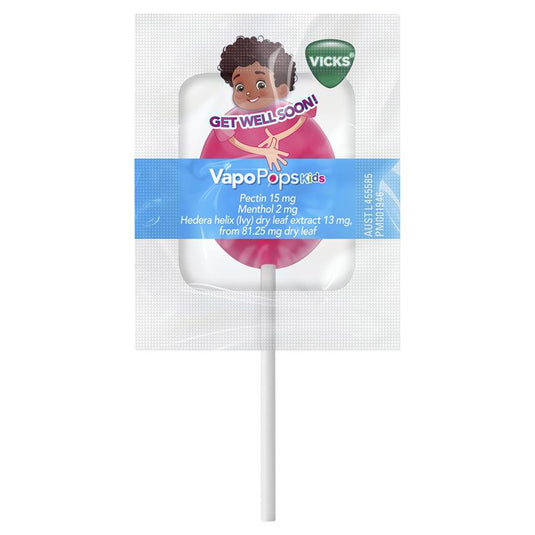 Vicks VapoPops Kids Medicated Throat Pops 8 Pack