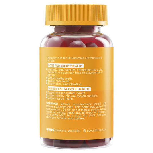 Novomins Vitamin D 60 Gummies NEW