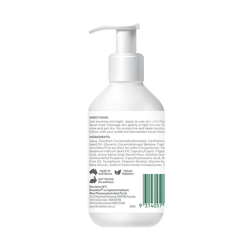 Load image into Gallery viewer, DermaVeen Face Ultra Hydrating Cleanser 200ml
