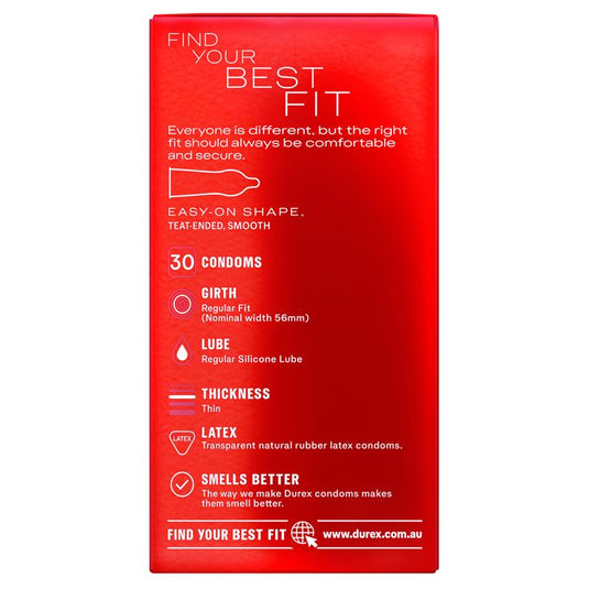 Durex Thin Feel Condoms 30 Pack