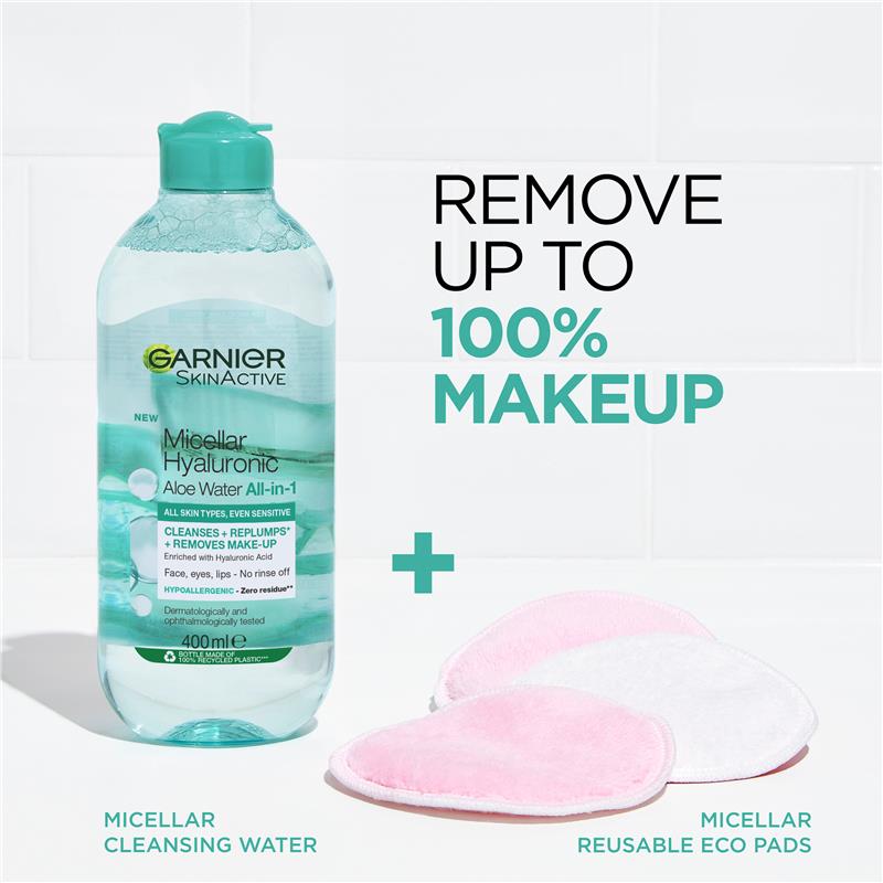 Load image into Gallery viewer, Garnier Skin Active Micellar Hyaluronic Aloe Water All-in-1 400ml

