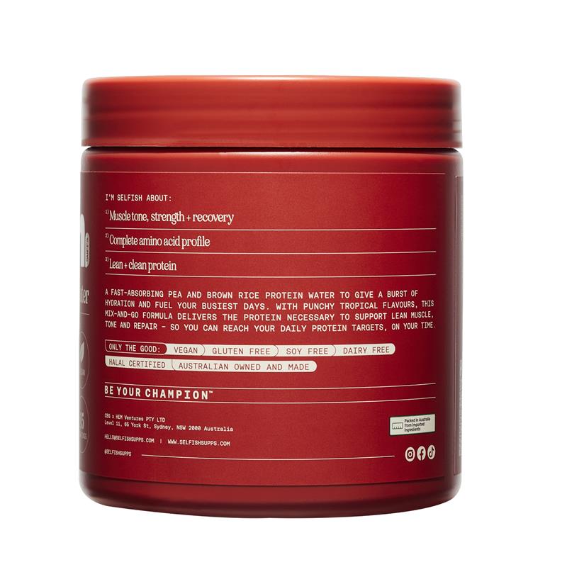 Load image into Gallery viewer, Selfish Give Me Protein Water Tropical Crush Flavour 300g
